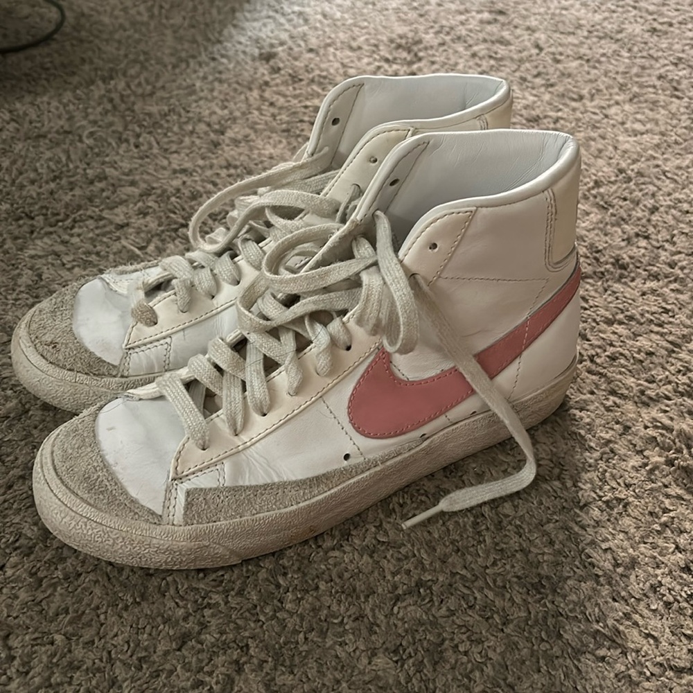 Pink Nike Blazers